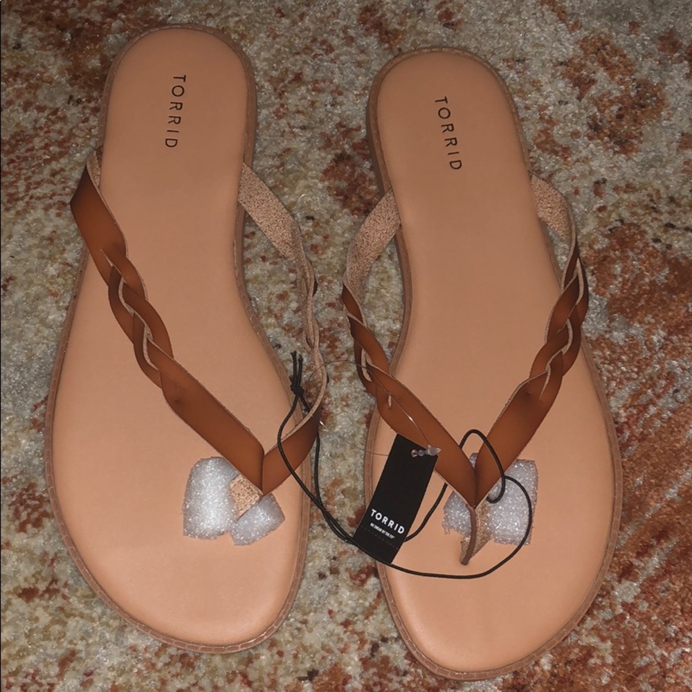 Braided Flipflop Sandle Torrid 12.5 W